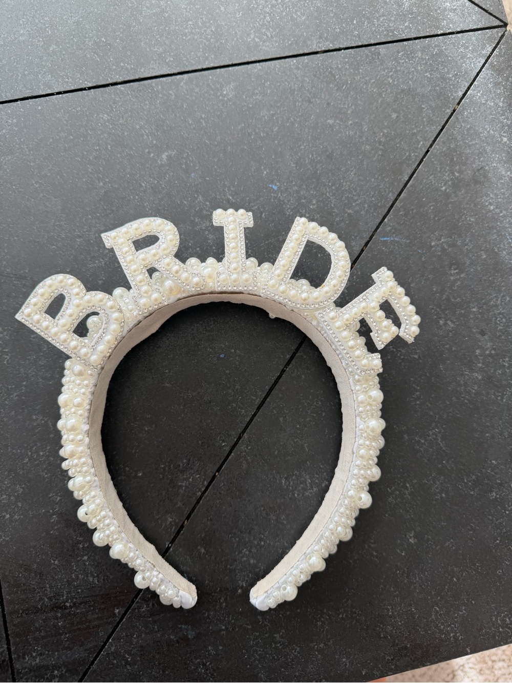 Bride Pearl Embellished Headband